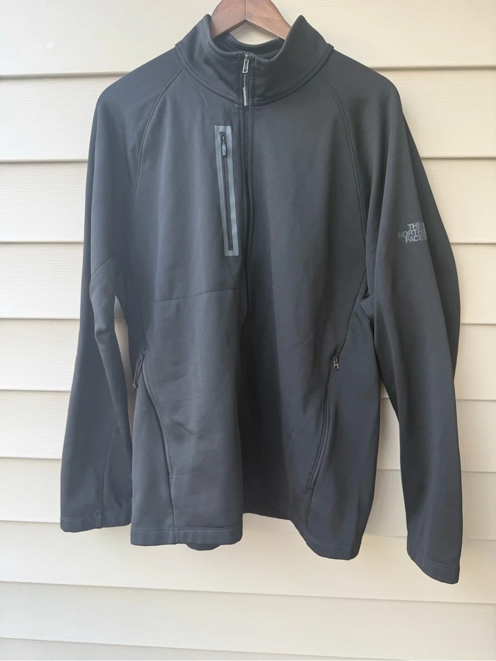 The North Face Men’s Black Full Zip Softshell Jacket XL
